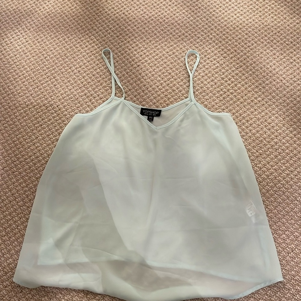 Topshop Cami mint green